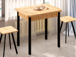 Стол СО-9 поворотно - откидной 800х600 опора краш.