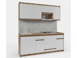 Кухня Ольвия-6 ЛДСП 2 м СНЯТО С ПРОИЗВОДСТВА